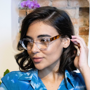 Óculos de Grau - Malta Cristal/Havana