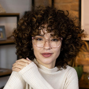 Óculos de Grau - Liz Rosé/Tortoise Havana