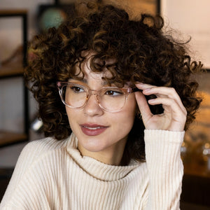 Óculos de Grau - Liz Rosé/Tortoise Havana